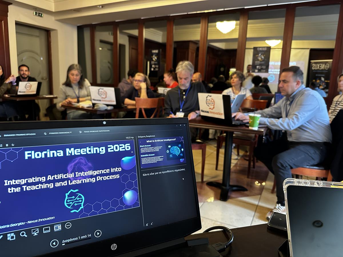Florina hosted a week of collaboration, learning, and creativity around AI in education